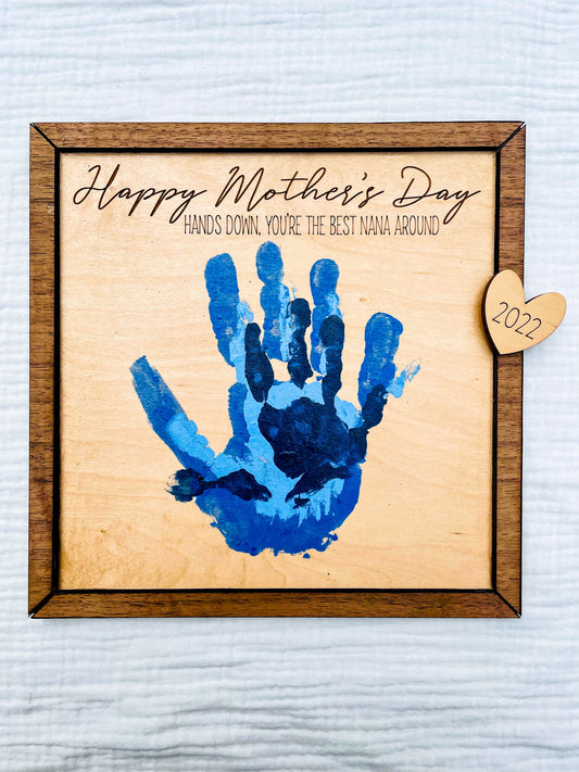 Mothers's Day Handprint Sign