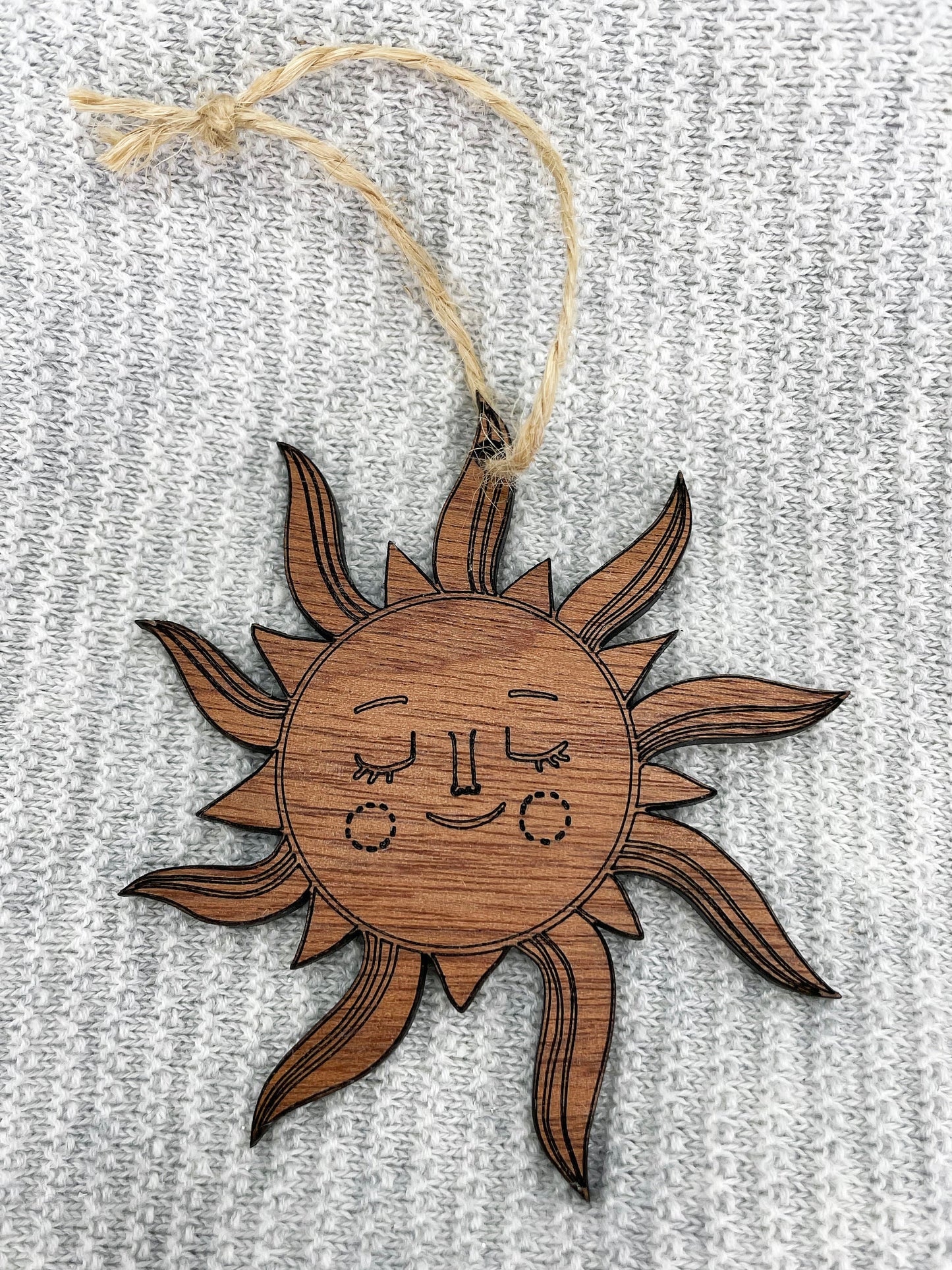 Sun and Moon Ornaments - Boho Ornaments - New Age