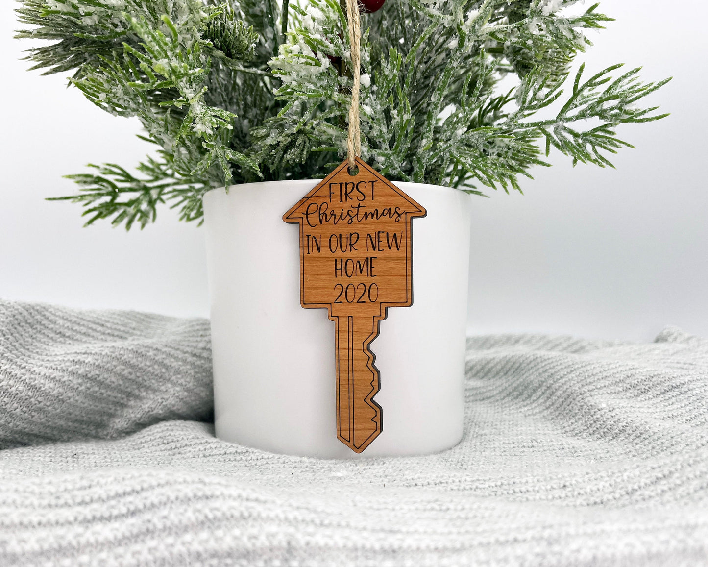 Christmas New Home Gift - New Home Ornament - Our First  House/Home - House Ornament - Commemorative Home Purchase - Real Estate Gift