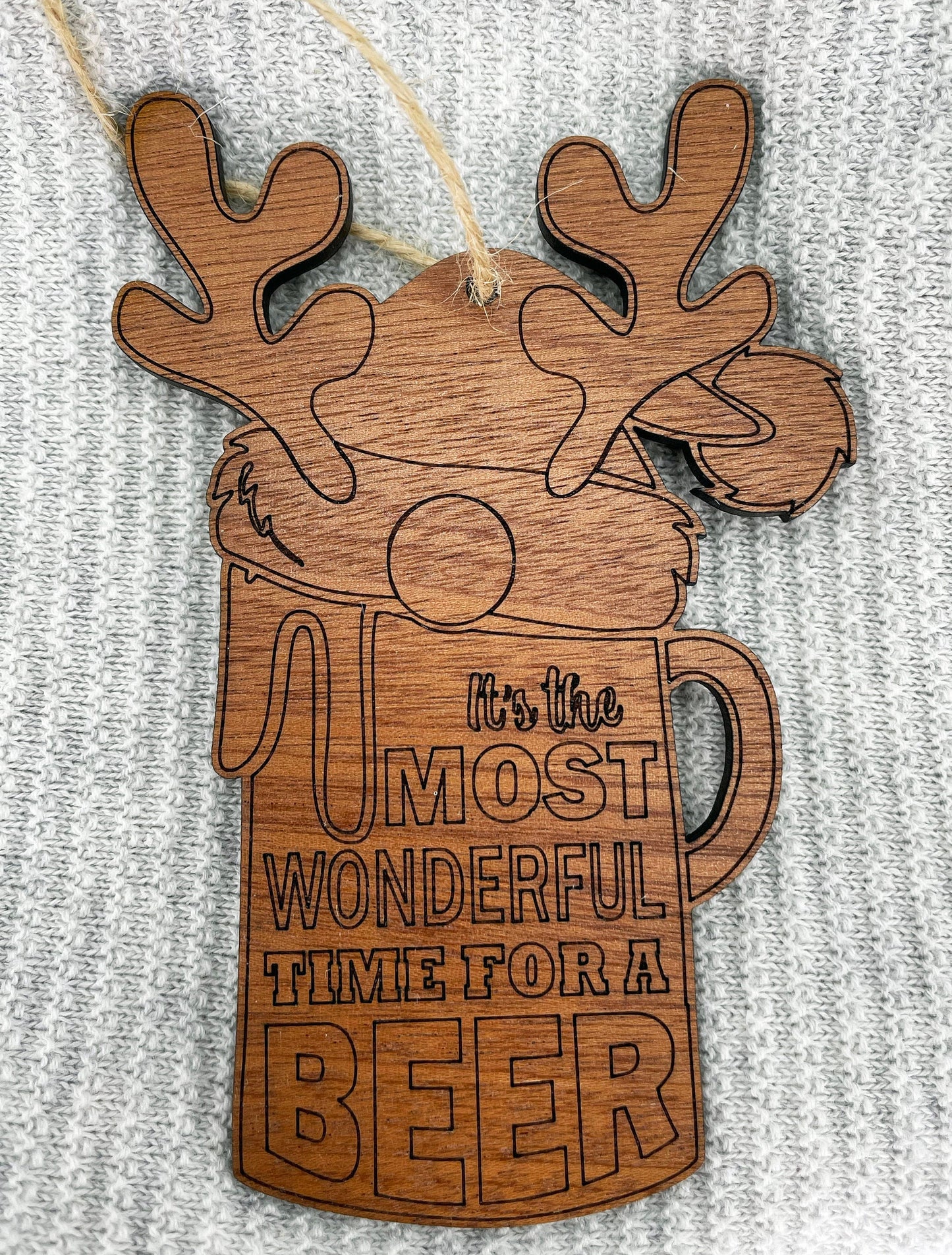 Beer Lover Ornament Gift - Beer Tag - Beer Gift - Gift for Him - Gift for her