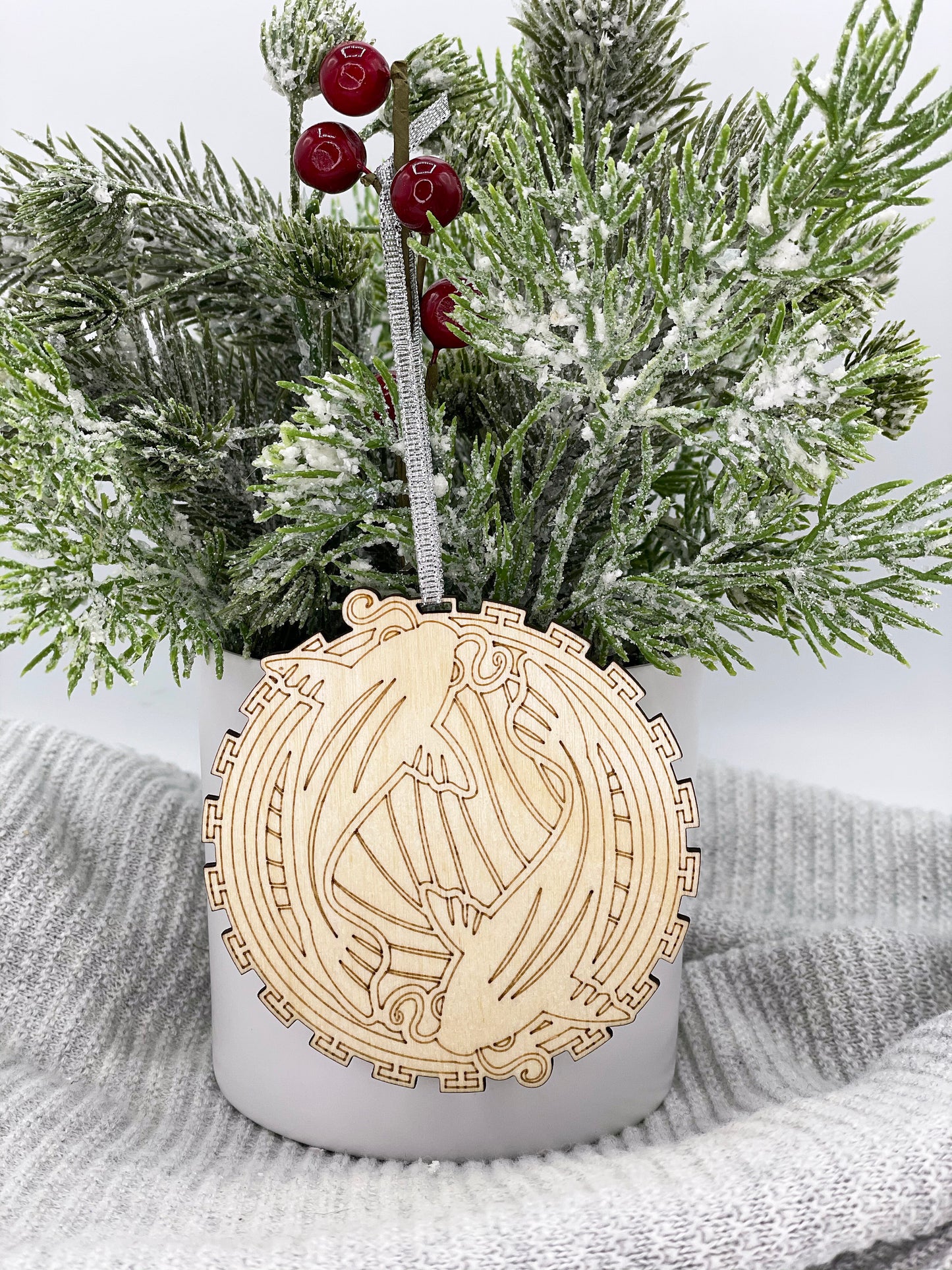 Astrological Signs Ornament - Zodiac Sign Ornament - New Age Ornament - Pisces Ornament