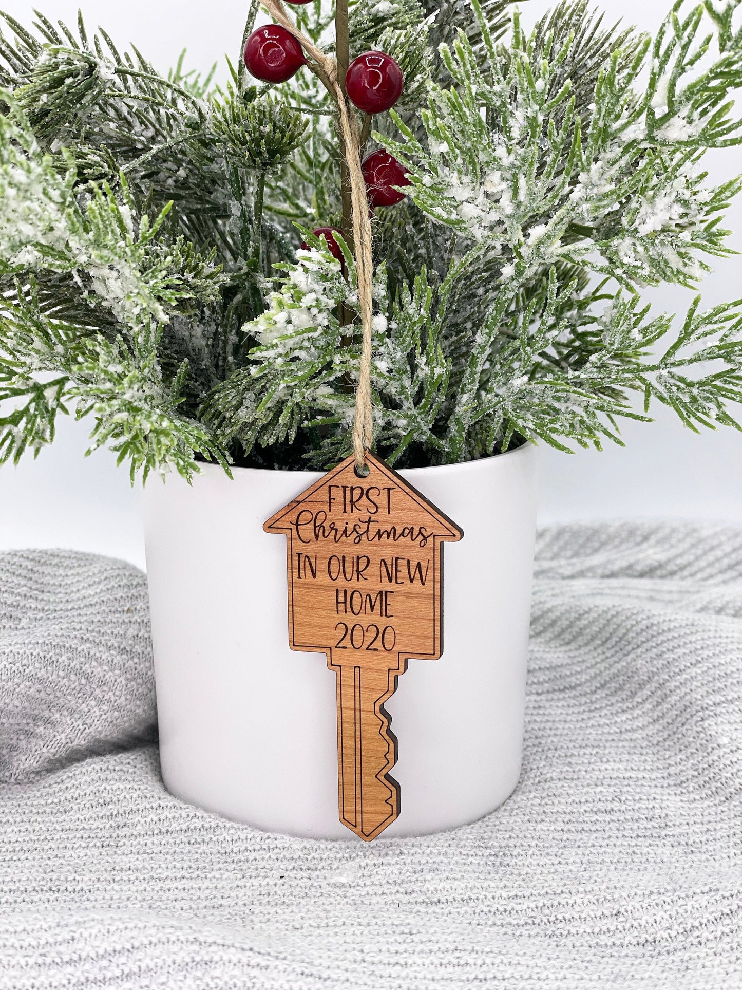 Christmas New Home Gift - New Home Ornament - Our First  House/Home - House Ornament - Commemorative Home Purchase - Real Estate Gift