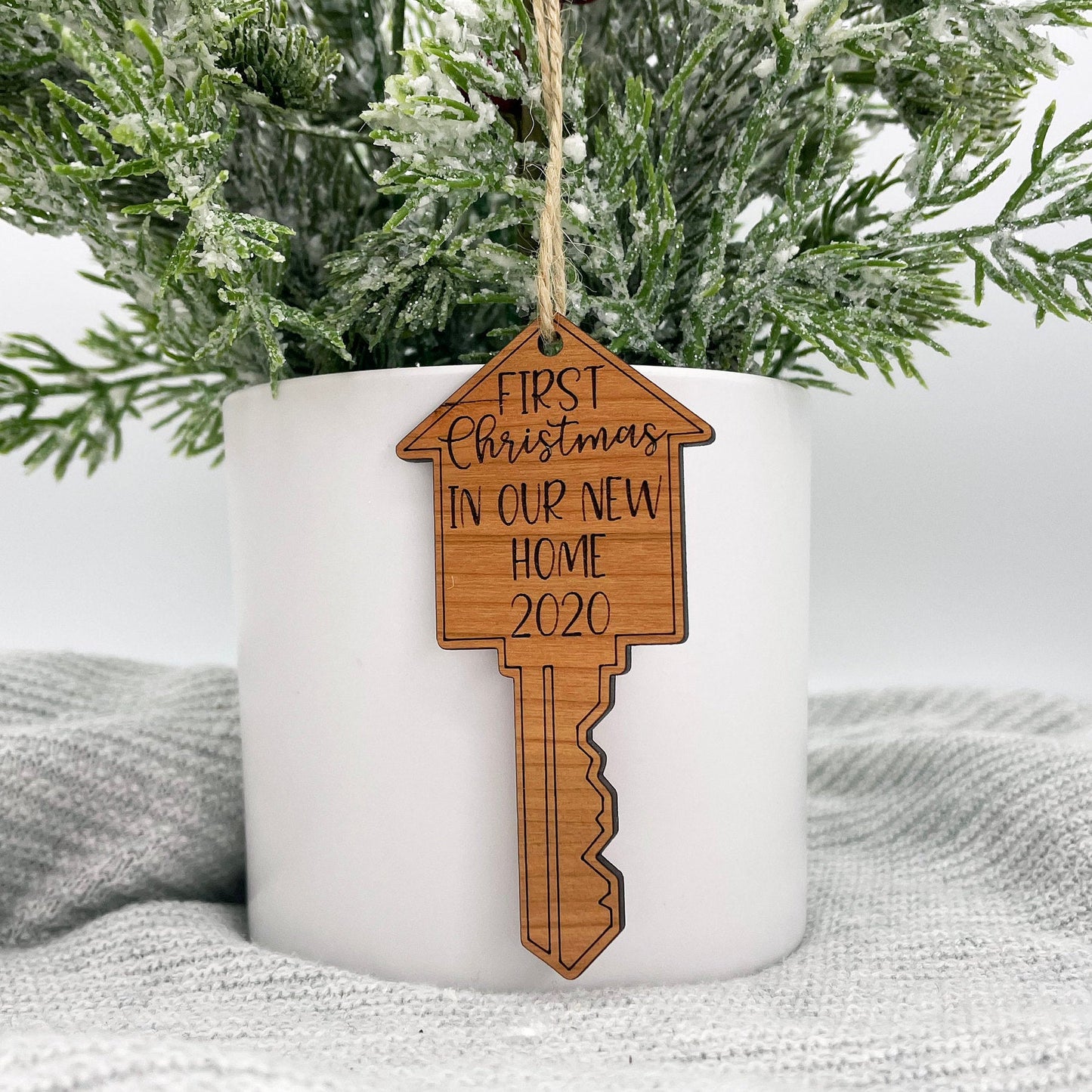 Christmas New Home Gift - New Home Ornament - Our First  House/Home - House Ornament - Commemorative Home Purchase - Real Estate Gift