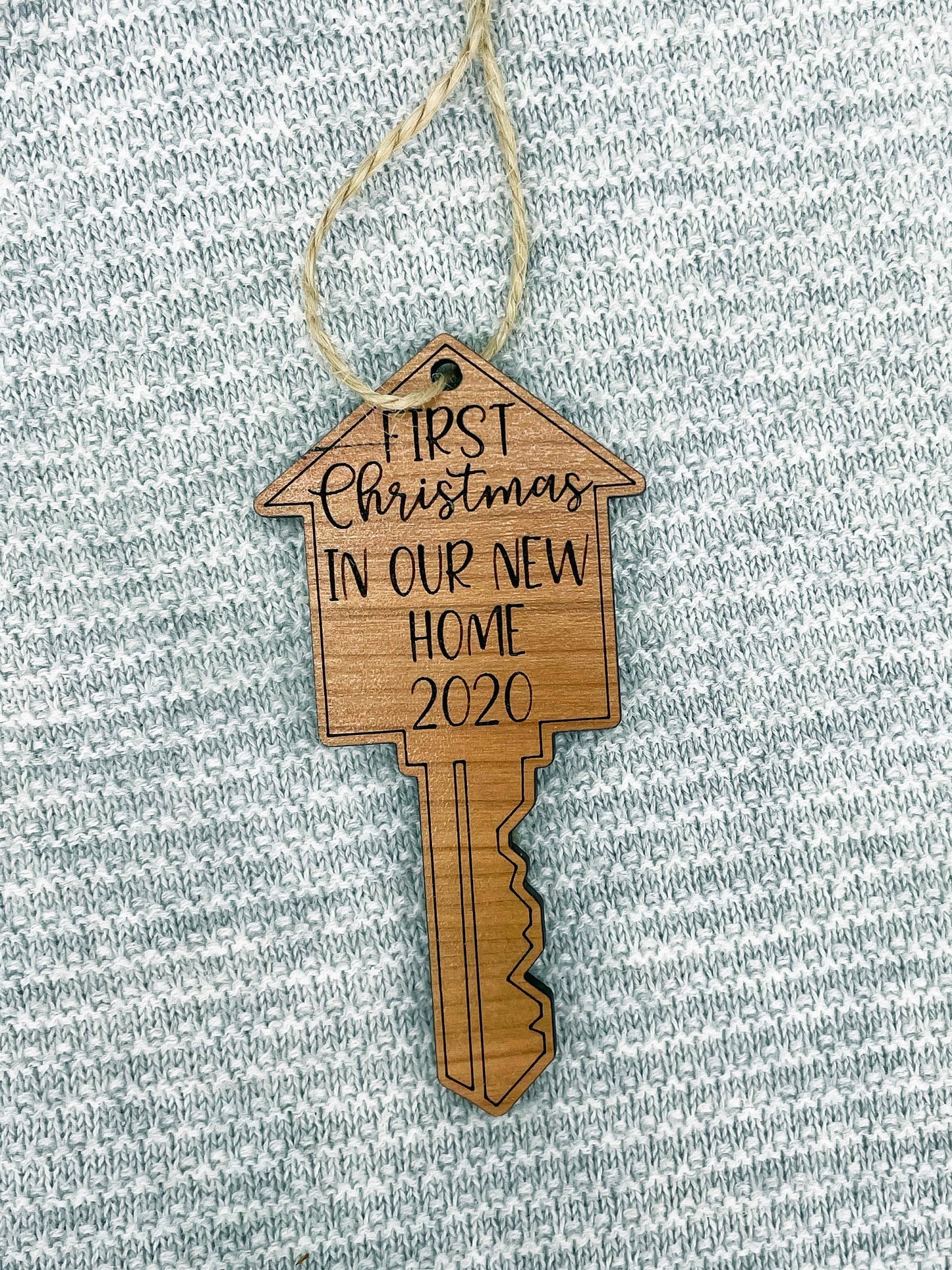 Christmas New Home Gift - New Home Ornament - Our First  House/Home - House Ornament - Commemorative Home Purchase - Real Estate Gift