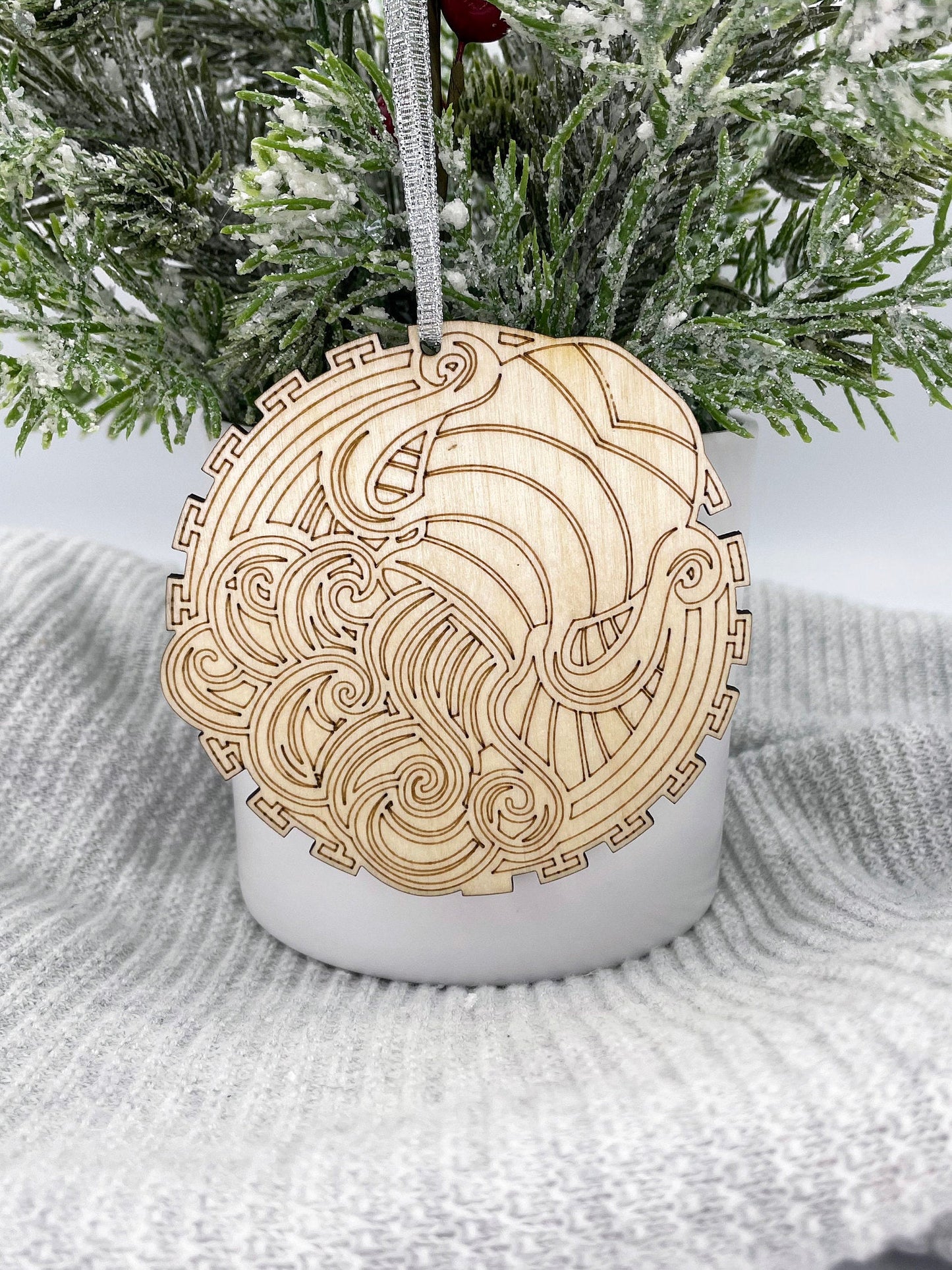 Astrological Signs Ornament - Zodiac Sign Ornament - New Age Ornament - Aquarius Ornament