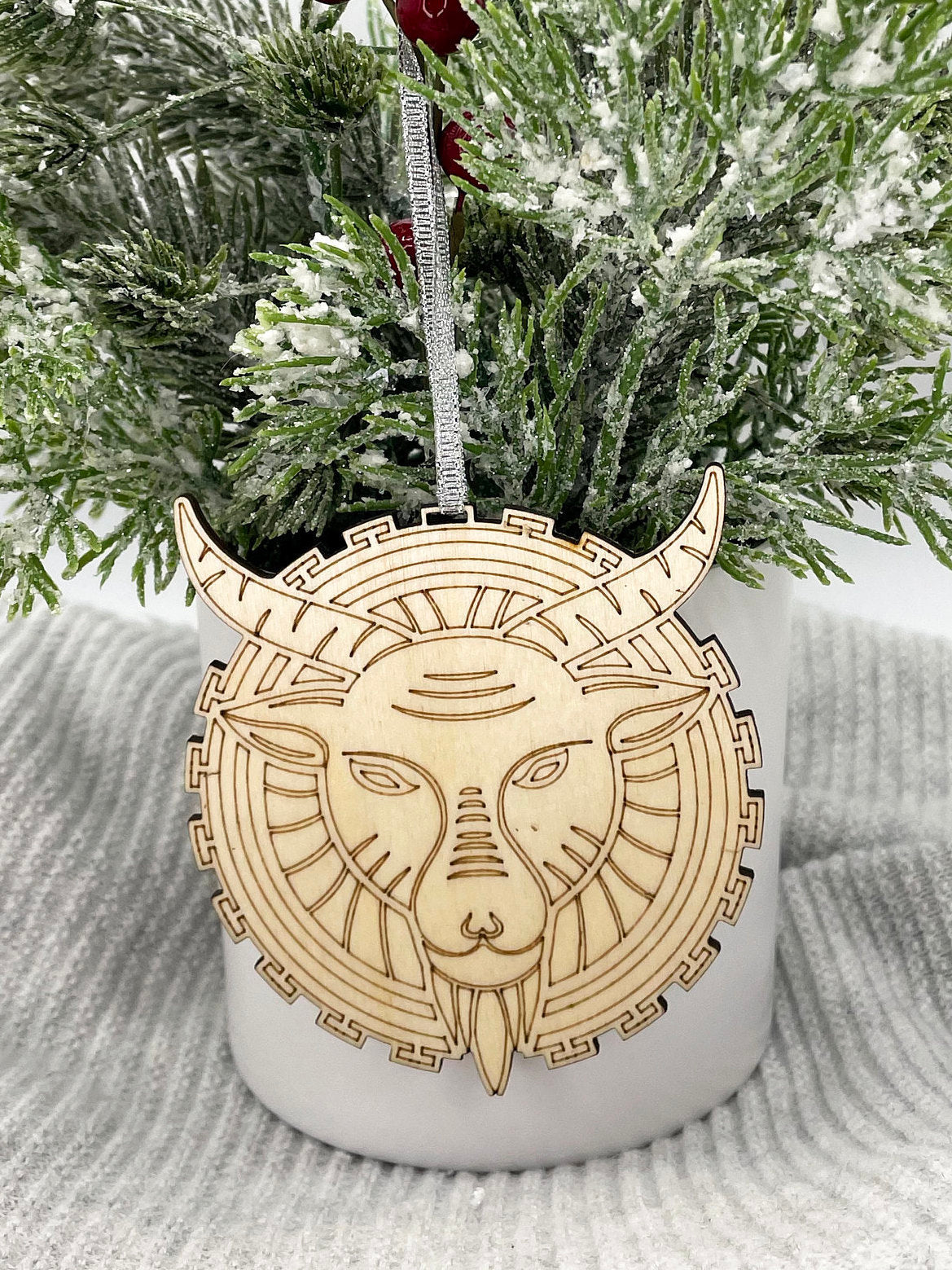 Astrological Signs Ornament - Zodiac Sign Ornament - New Age Ornament - Capricorn Ornament