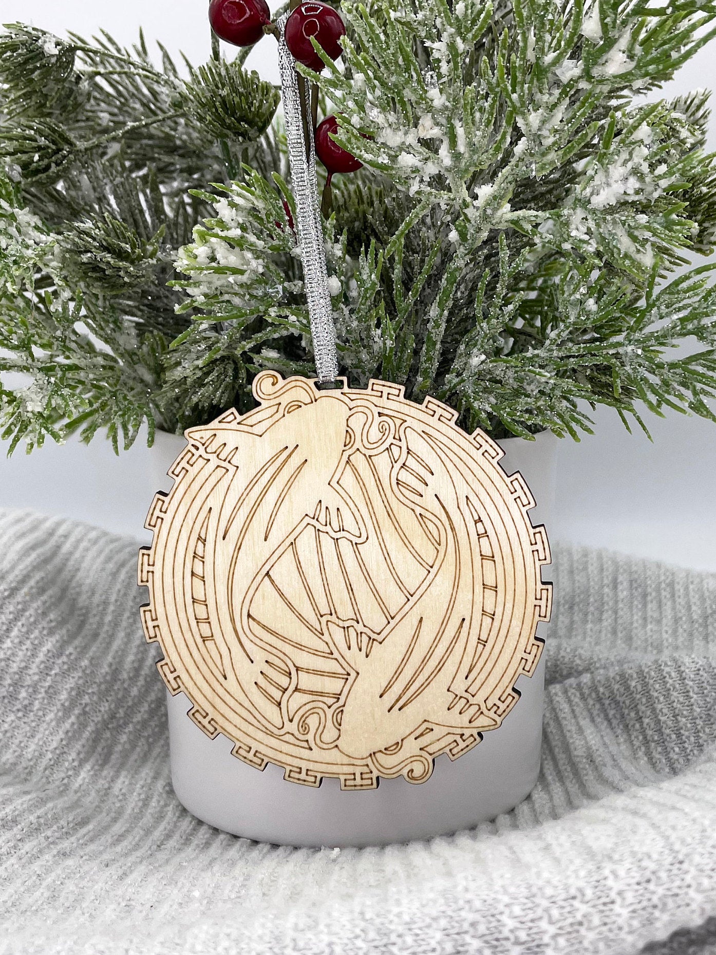 Astrological Signs Ornament - Zodiac Sign Ornament - New Age Ornament - Pisces Ornament