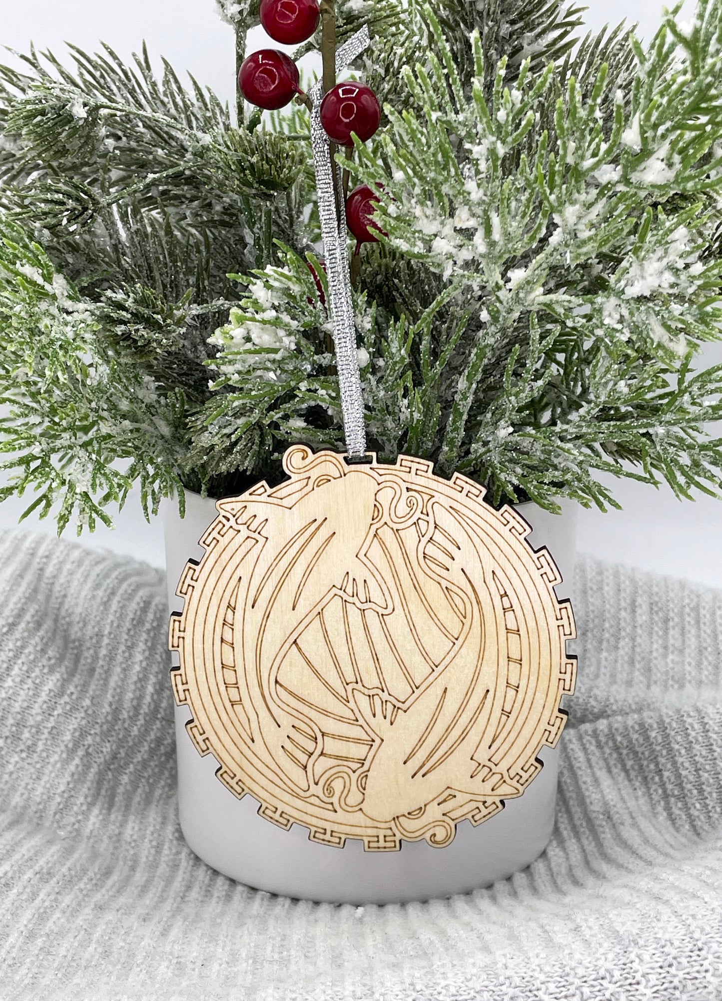 Astrological Signs Ornament - Zodiac Sign Ornament - New Age Ornament - Pisces Ornament