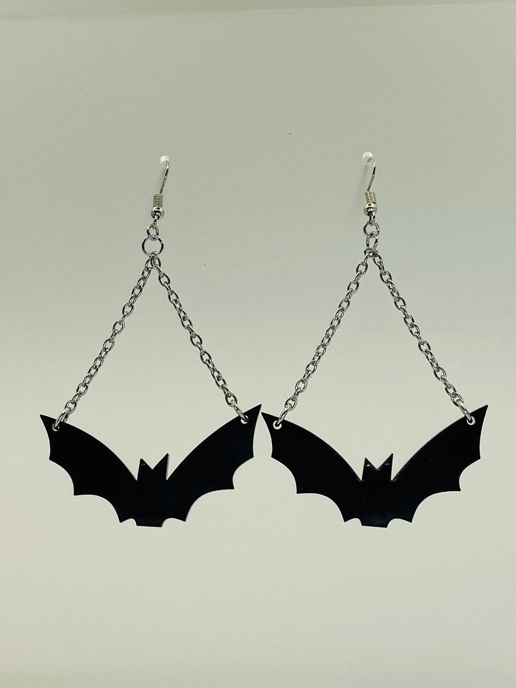 Hanging Bat Earrings, Halloween Earrings, Friendship Gift