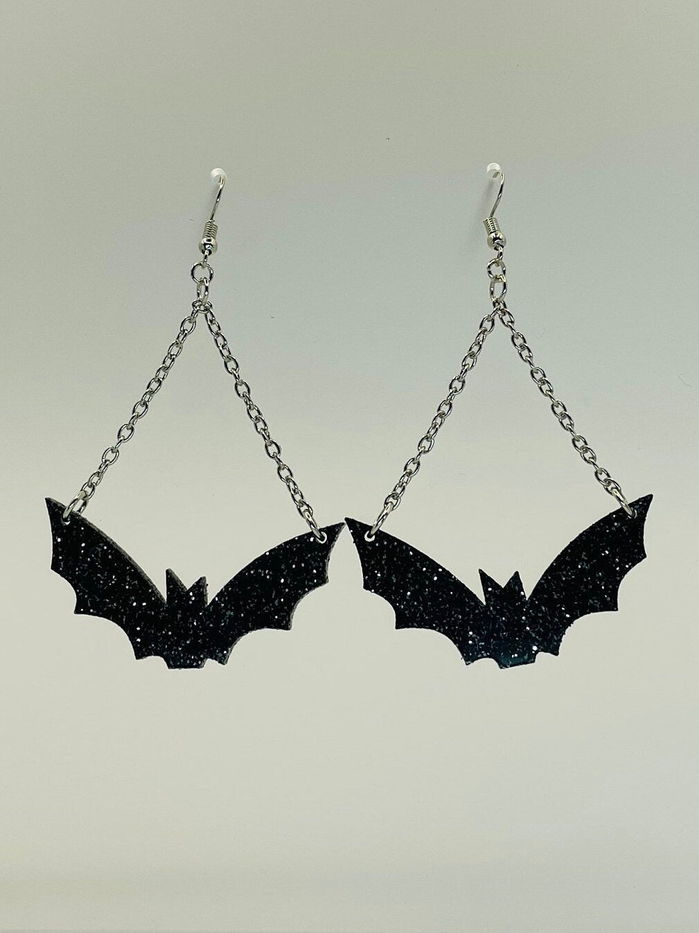 Hanging Bat Earrings, Halloween Earrings, Friendship Gift