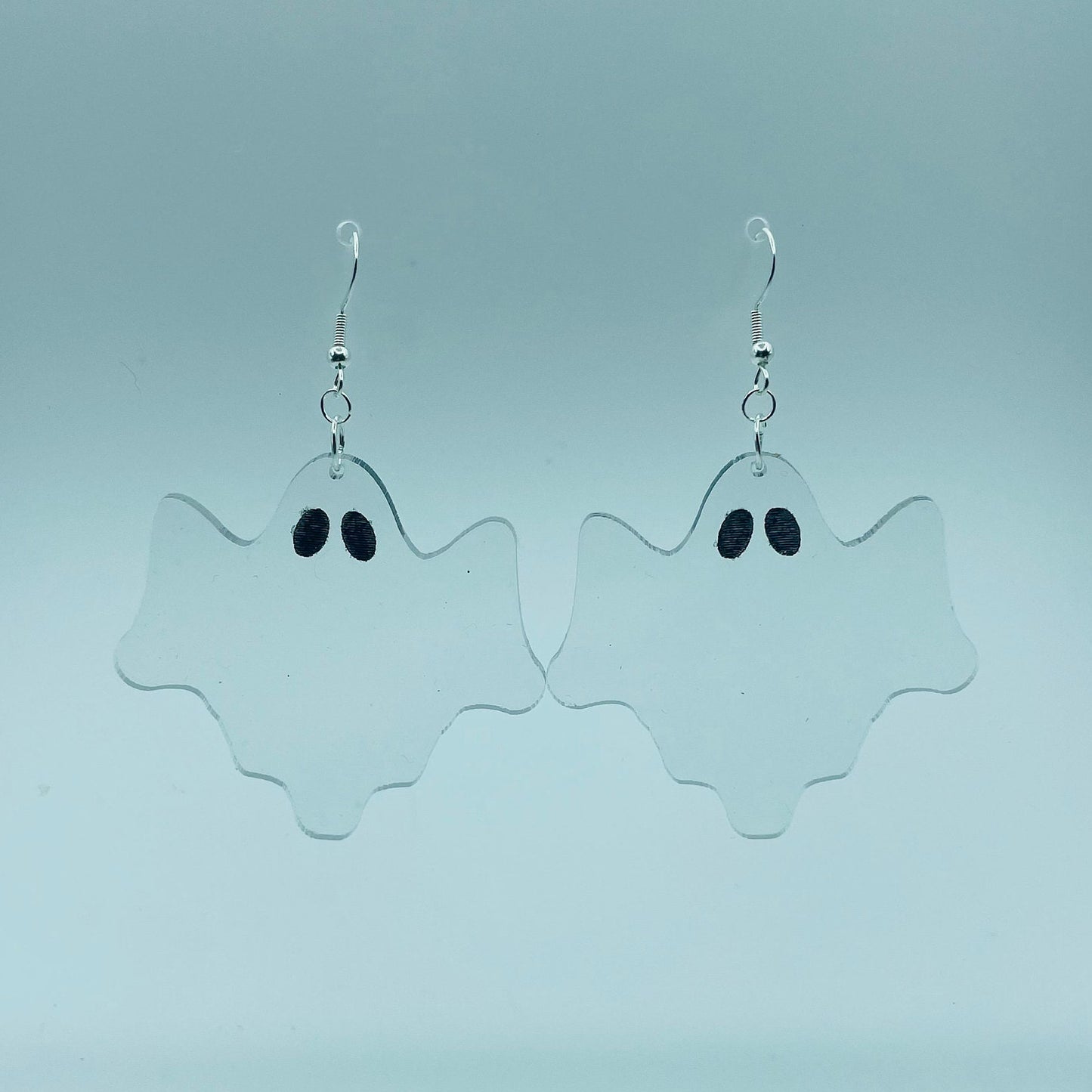 Statement ClearGhost Earrings, Halloween Earrings, Gift for Sister