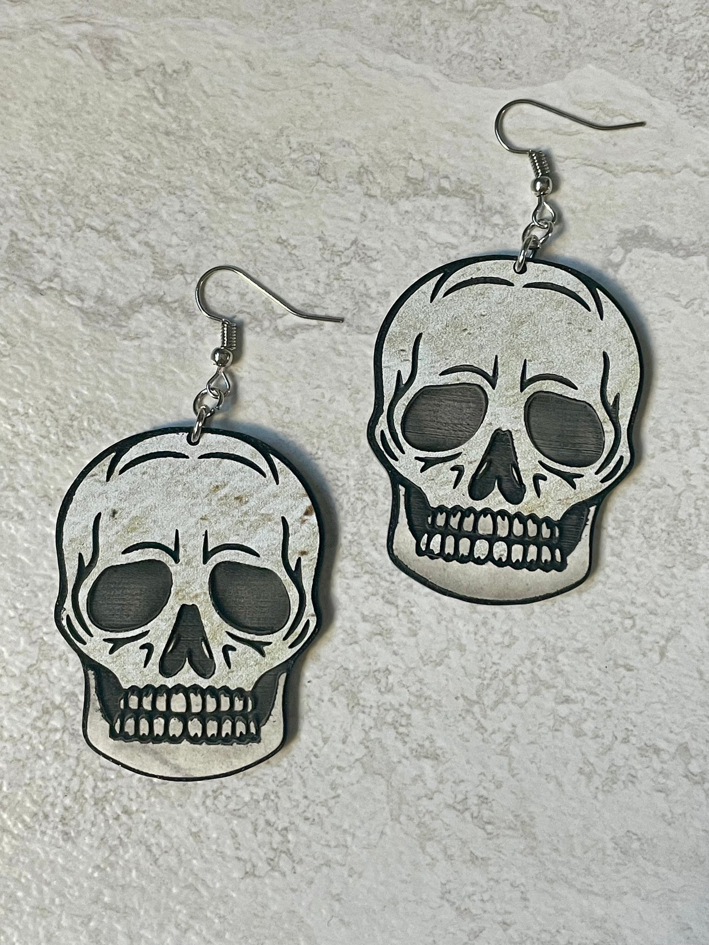 Skull Earrings, October Earrings, Gift for Halloween