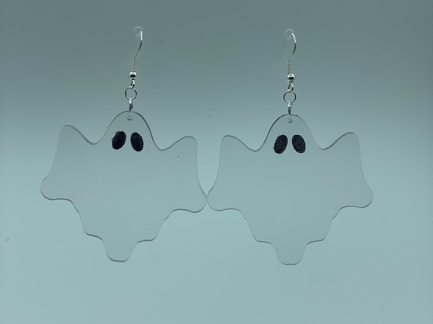 Statement ClearGhost Earrings, Halloween Earrings, Gift for Sister